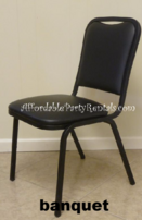 Rental chair for events, weddings, and gatherings"