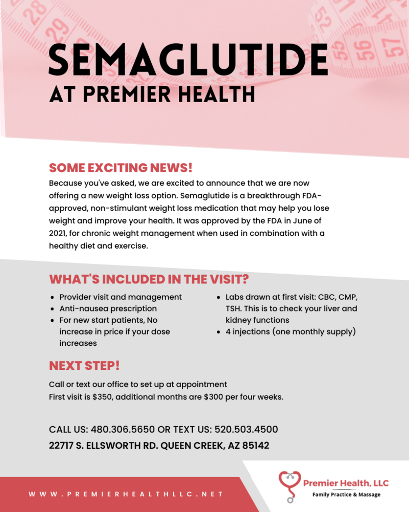 NEW! Semaglutide at Premier Health