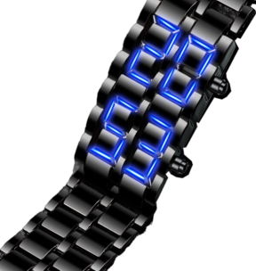 Alien Lava Digital Blue Bracelet Watch