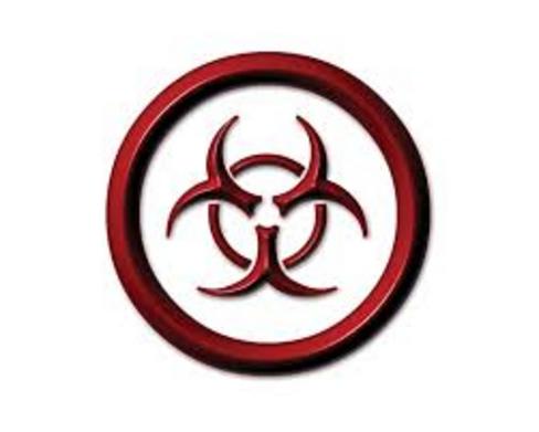 Biohazard symbol representing crime scene cleaning service in Tampa, Florida
