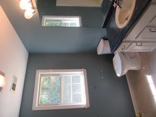 Newly painted bathroom in Norton, MA.
