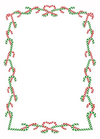 Candy Canes--Borders and Frames