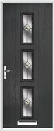 3 Square Composite Door fusion glass