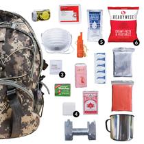 ReadyWise (formerly Wise Food Storage) 64 Piece Survival Back Pack Camo