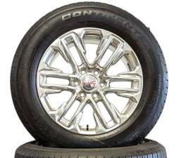 GMC YUKON DENALI 20" POLISHED WHEELS WITH CONTINENTAL TIRES