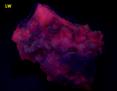 fluorescing Calcite, Chalcopyrite, Leadhills, South Lanarkshire, Strathclyde (Lanarkshire), Scotland, United Kingdom, ex R.Eisenman "Highland Rock"
