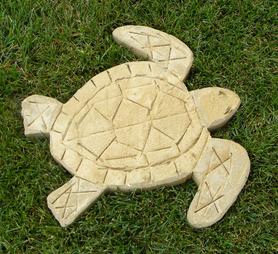 How to make DIY Custom shaped stepping stones sea turtles