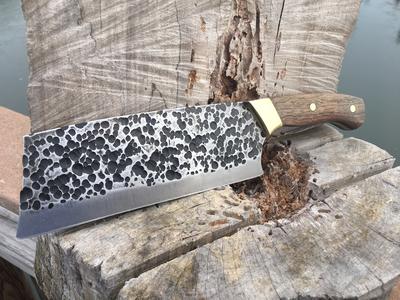 Custom Hand made Celtic Chef Knife – Berg Knifemaking