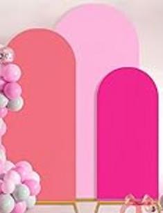BRIDAL SHOWER BABY SHOWER BACKDROP FABRIC ARCH COVERS FOR RENT