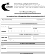 HCP Form