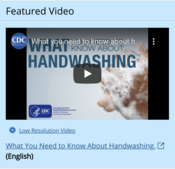 CDC Handwashing Video