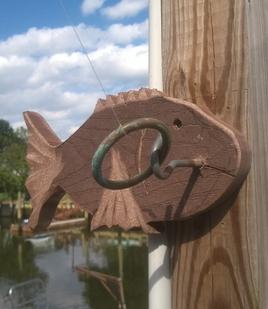 Easy DIY Fish Shaped Ring on a String Hook it game. www.DIYeasycrafts.com