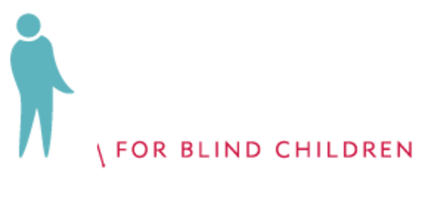 Anchor Center for Blind Children - See Life Differently. Logo shows outline of two figures, one adult with hand on shoulder of youngster using white cane.