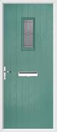 Cottage Rectangle Door karri glass