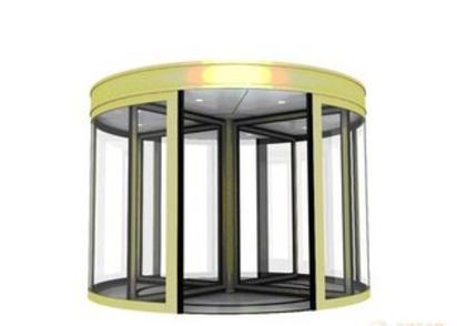 automatic revolving glass door systems