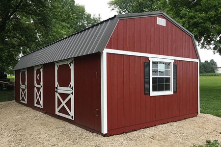 Double Stall Horse Barn