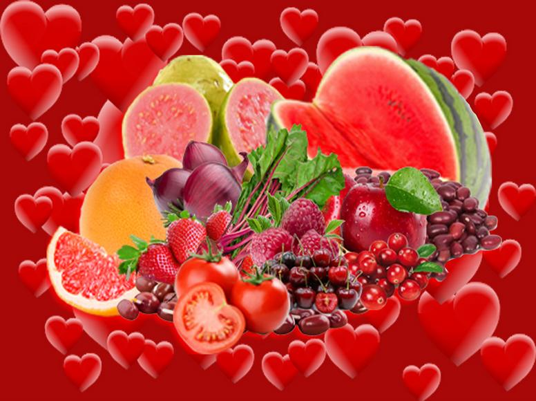 For Valentine’s Day, why don’t you try a few red colored fruits and vegetables for your dinner menu?