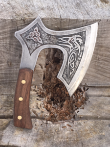 How to make a Viking or Celtic broad axe style kitchen cleaver. FREE step by step instructions. wwwDIYeasycrafts.com