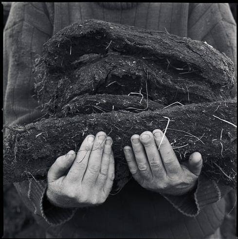 James Fraher photo as part of peatlands exhibition.
