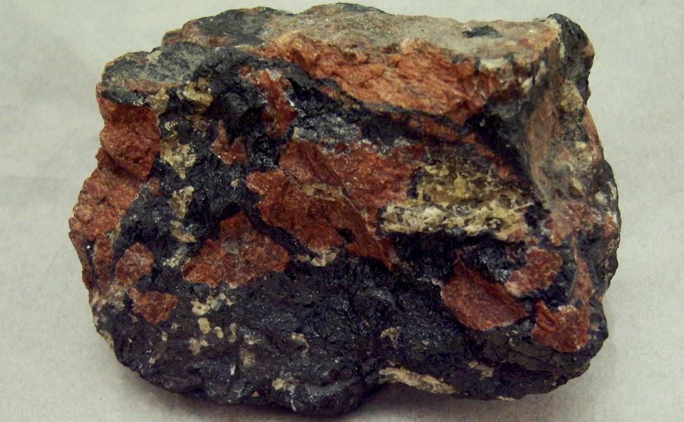 fluorescing SPHALERITE, WILLEMITE,with FRANKLINITE MAGNETITE - Sterling Mine, Sterling Hill, Ogdensburg, Franklin Mining District, Sussex County, New Jersey, USA