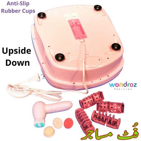 Foot Massager Pedicure Spa Tub in Pakistan Infrared Electric Pedicure with Facial Brush Hard Skin Remover Lahore