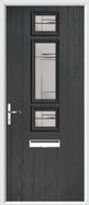 3 Square Strip Composite Door regal corenet glass