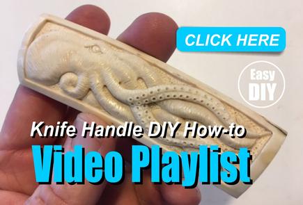 Knife handles DIY how to video playlist
