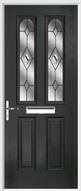 2 Panel 2 Arch Composite Door fusion glass