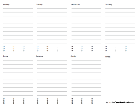 Weekly Planner