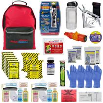 Ready America 72-Hour Deluxe Emergency Kit, 2-Person 3-Day Backpack, First Aid Kit, Survival Blanket, Power Station, Multi Tool, Portable Go-Bag for Earthquake, Fire, Flood,Camping, Hiking, and Hunting