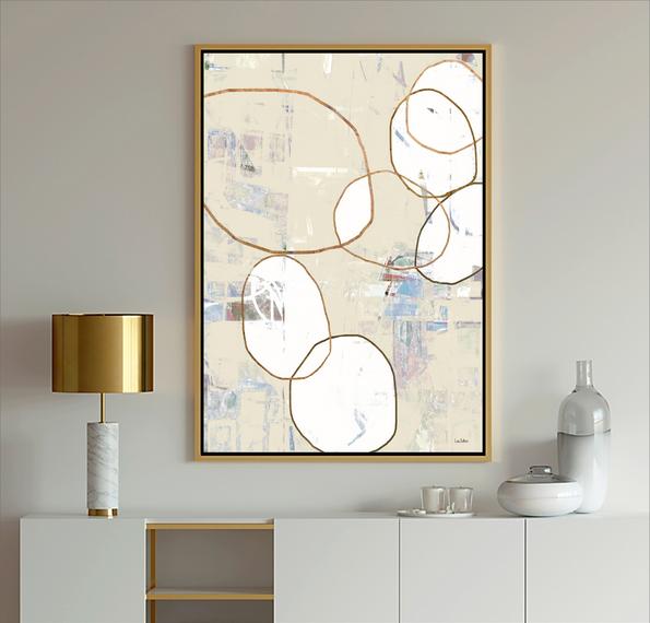 Blue and Beige Abstract, #abstract art, #Blue, #wall Art, #Dubois Art