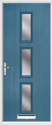 3 Square Composite Door obscure glass