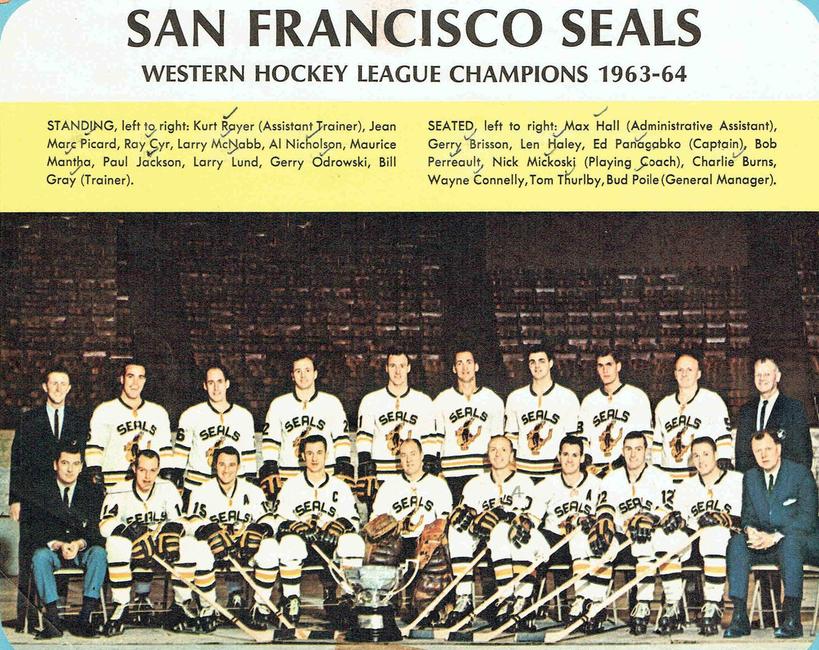 San Francisco Seals Old School Hockey Jersey