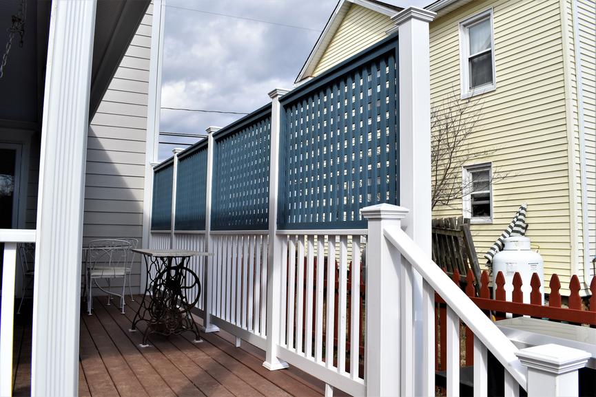 Leesburg Hardie Columns and Colonial Railings