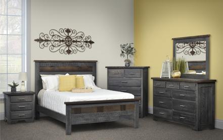 London Fog Reclaimed Barnwood Bedroom