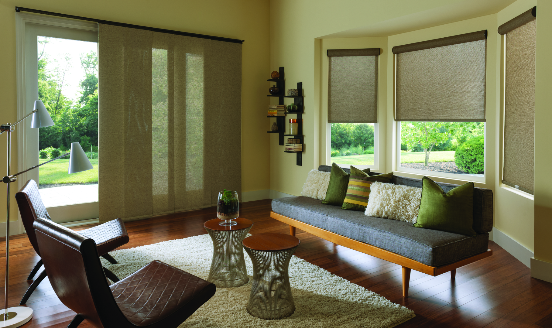 Sliding Panels Roller Shades Roman Shades Natural Shades