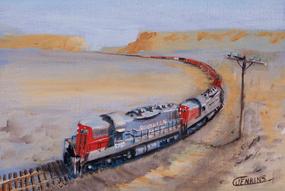 railroad train painting
