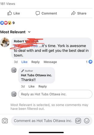 Review of Hot Tubs Ottawa
