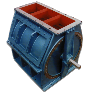 Blow-Through Rotary Valve