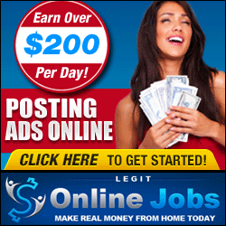 post ads to make money, advertisement posting job
