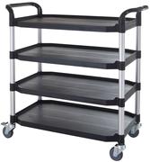 4 shelf largest plastic utility carts