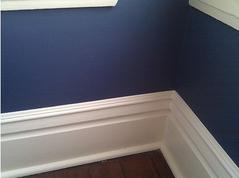 perfectly caulked and painted baseboard. Jcb Painting.