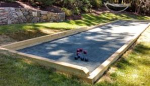 Har-Tru bocce court