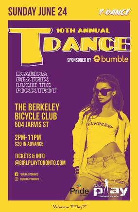 GirlPlay Toronto Pride T-Dance outdoor