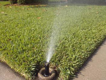 Sprinkler system repair by Waterfall Irrigation