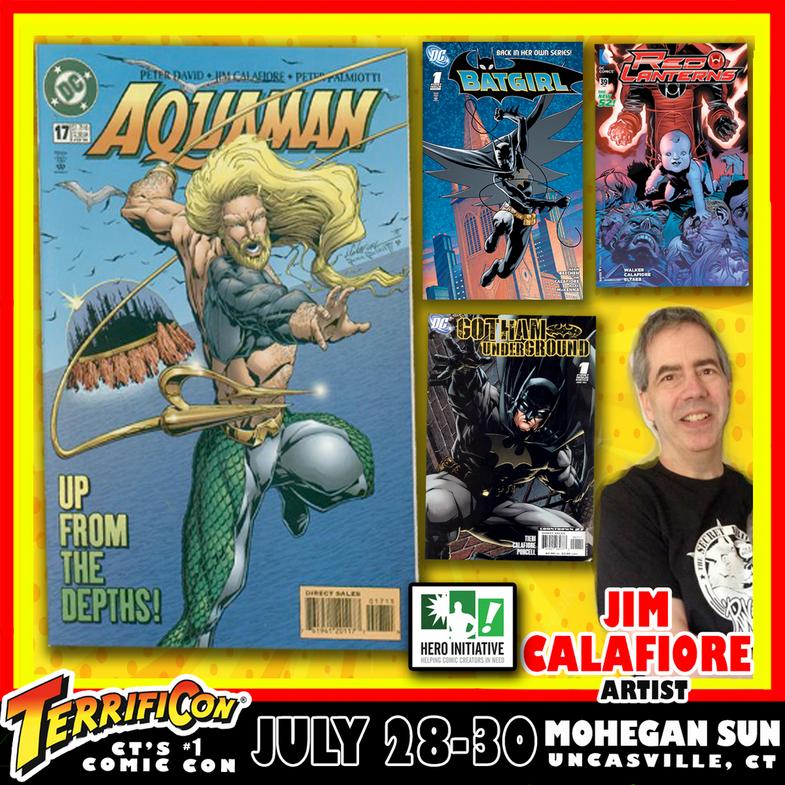 jim calafiore terrificon Connecticut's #1 comic con