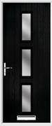 3 Square Composite Door obscure glass