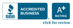 Better Business Bureau A + Accreditation Seal