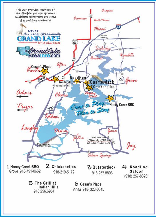 Eateries Grand Lake OK Restaurants Cafes