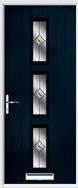 3 Square Composite Door fusion glass